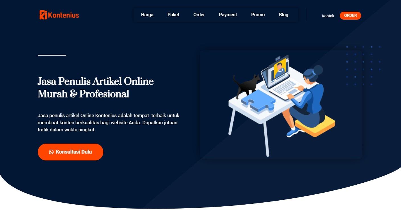 kontenius Jasa penulisan artikel Bahasa indonesia