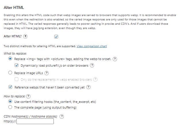 cara setting plugin webp express