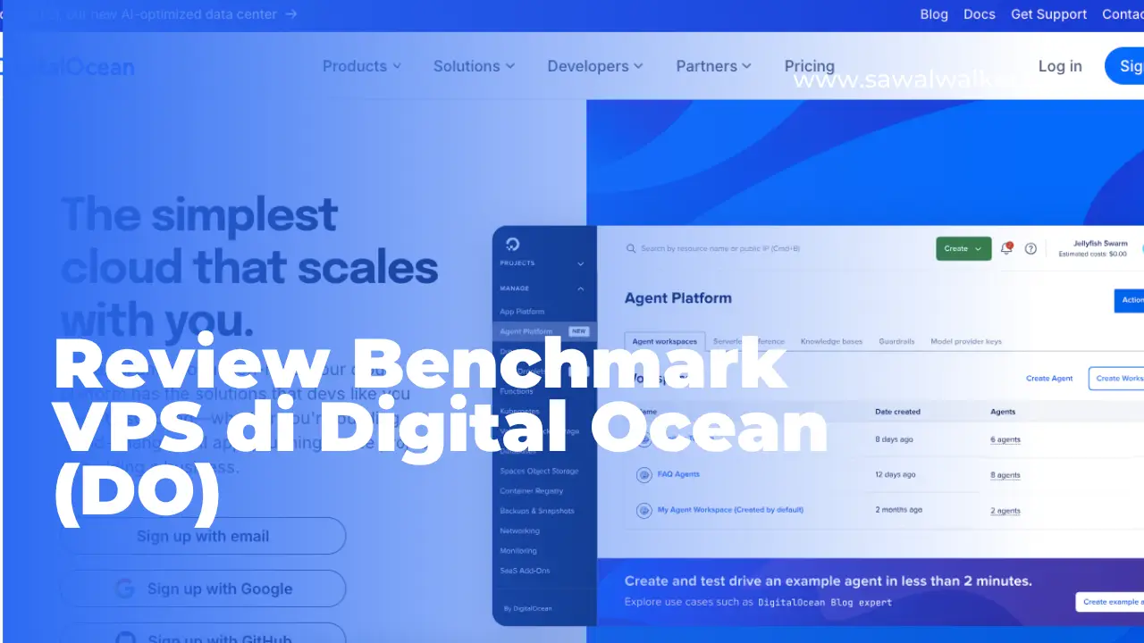review benchmark vps digitalocean