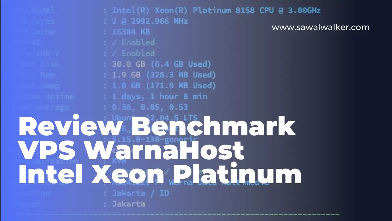 review benchmark vps warnahost intel xeon platinum