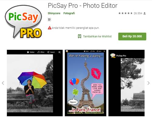 Aplikasi Edit Foto Vector di Android