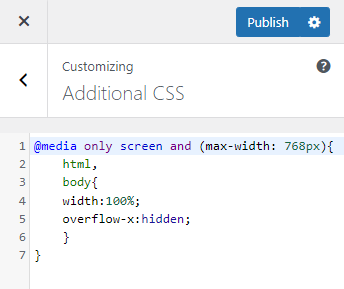 Cara Hapus White Space Tampilan Mobile WordPress