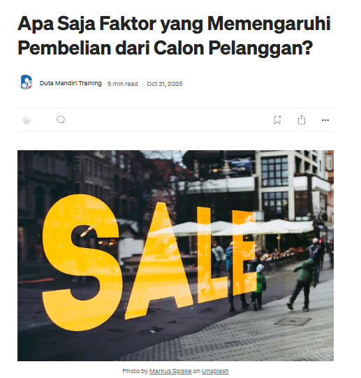 Pelatihan Excellent Management Services BNSP Duta Training