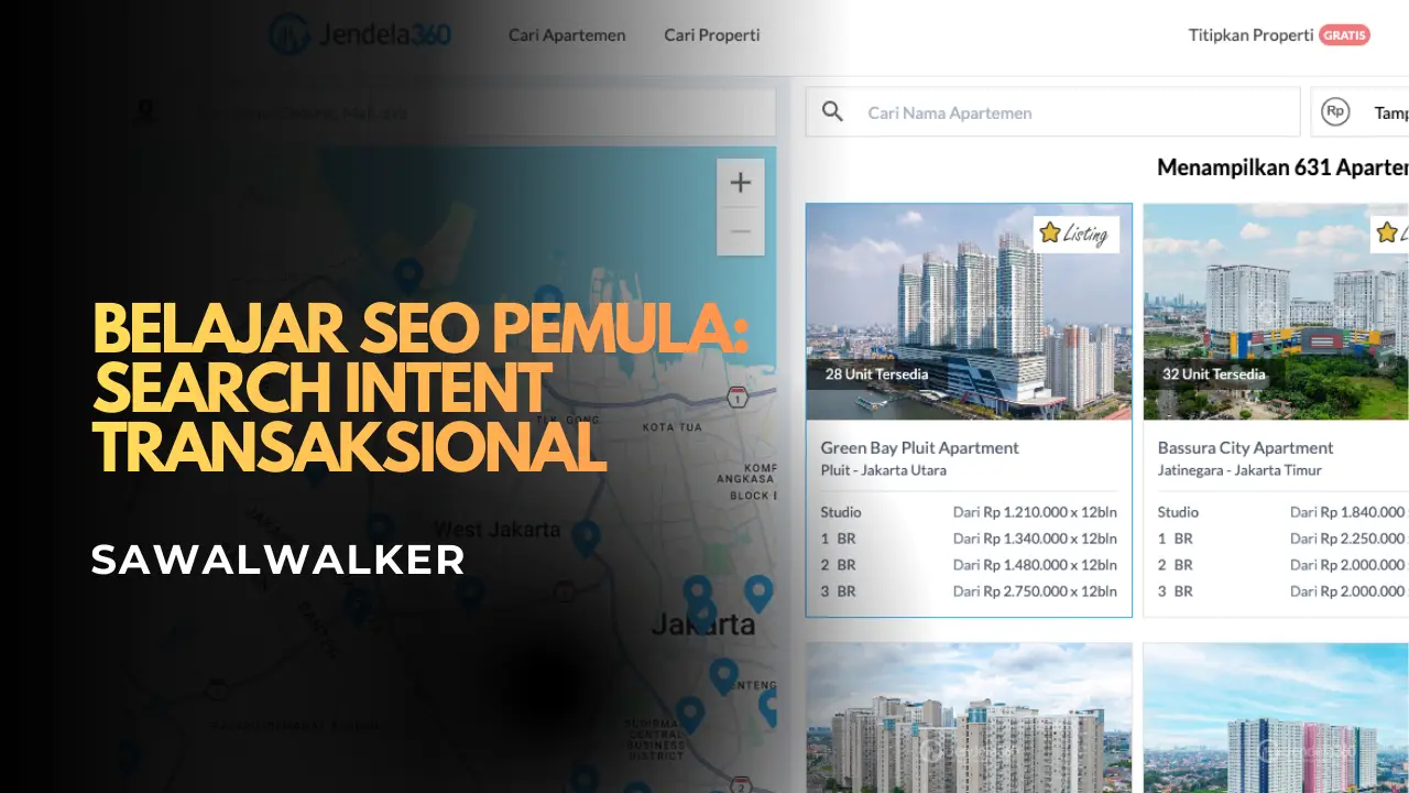 belajar seo search intent transaksional